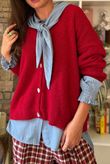 Oliver Knit Cardigan Morello